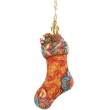 Новогоднее украшение "Носок с подарками" US 61043 Страна: Ирландия Высота: 10,5 см инфо 5492b.