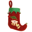 Новогодний носок для подарков "Эльф", цвет: красный красный Производитель: Китай Артикул: 2008-294 инфо 13782b.