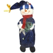 Новогодний чехол на бутылку "Снеговик" с окошком для этикетки см Артикул: 111250540 Изготовитель: Гонконг инфо 8159d.
