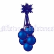 Новогоднее украшение "Гроздь шаров", цвет: матовый синий эталоном качества и хорошего вкуса инфо 8251d.
