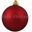 Набор новогодних шаров, 15 шт, цвет: бордовый Новогодняя продукция Mister Christmas 2009 г ; Упаковка: пластиковая коробка инфо 8348d.