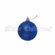 Набор новогодних шаров "Иней", 4 шт, цвет: синий эталоном качества и хорошего вкуса инфо 13892f.