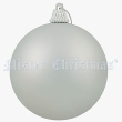 Набор новогодних шаров, 4 шт, цвет: матовый серый Новогодняя продукция Mister Christmas 2009 г ; Упаковка: пластиковая коробка инфо 13905f.