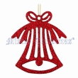 Набор новогодних украшений "Колокольчики", 9 шт, цвет: красный эталоном качества и хорошего вкуса инфо 8107a.